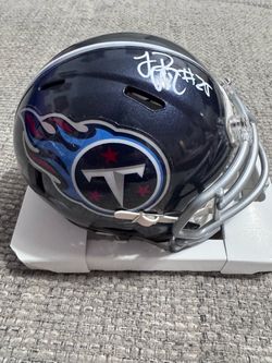 LenDale White Signed Autograph Mini Helmet- JSA Coa- Tennessee Titans