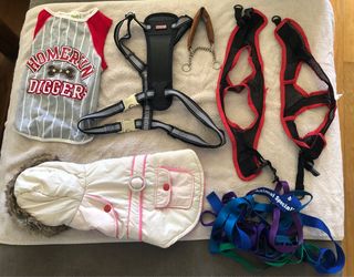 Multiple dog harness and dog clothes