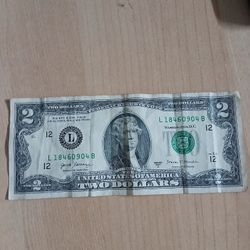 Rare 2$ Bill