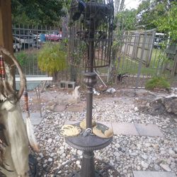 Vintage Outdoor Lamp/table/fan $40