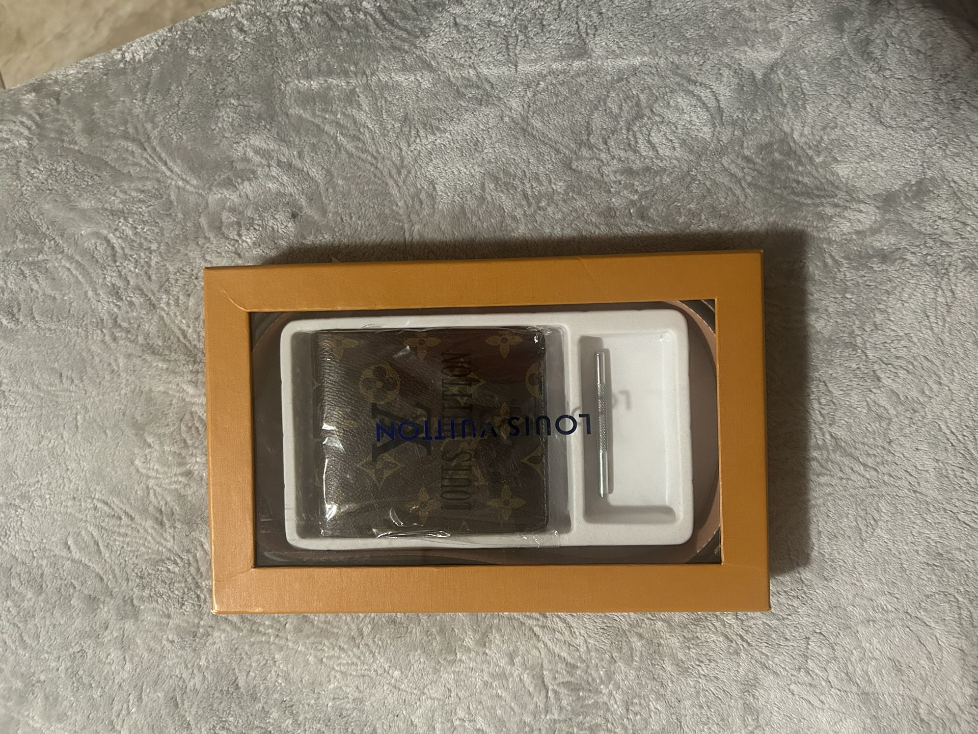 LV Belt And Wallet Set