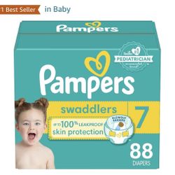 Pampers Swaddlers Diapers Size 7