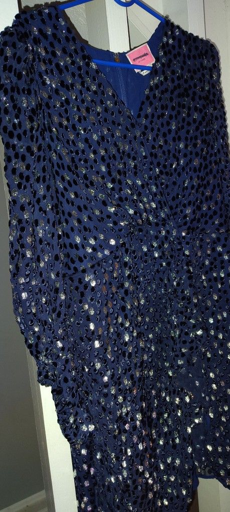 Blue And Silver Dress