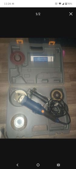 Electric Ryobi edge grinder