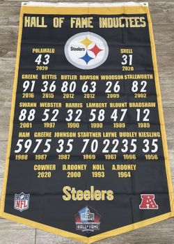 Pittsburgh Steelers Hall Of Fame Banner