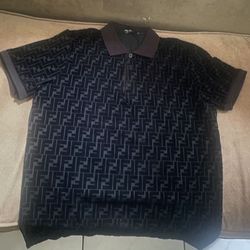 New Fendi Men Polo Shirt