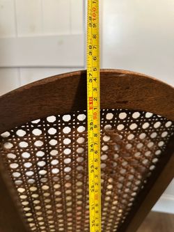 Antique vintage cane rocking chair