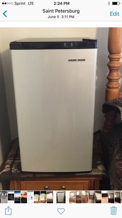 Dorm Fridge - Chrome. Very nice