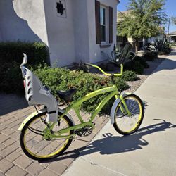 East mark cruiser bike kids Seat Set Up Used Twice