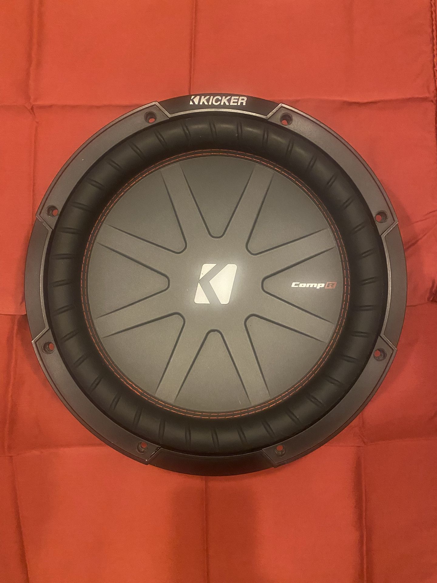 Kicker Comp R 12 inch 4 ohm DVC subwoofer
