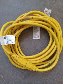 25 foot extension cord, heavy duty $,20.