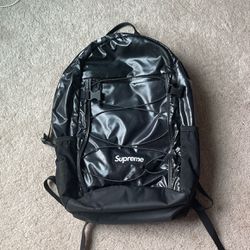 Supreme F/w17 Black Backpack