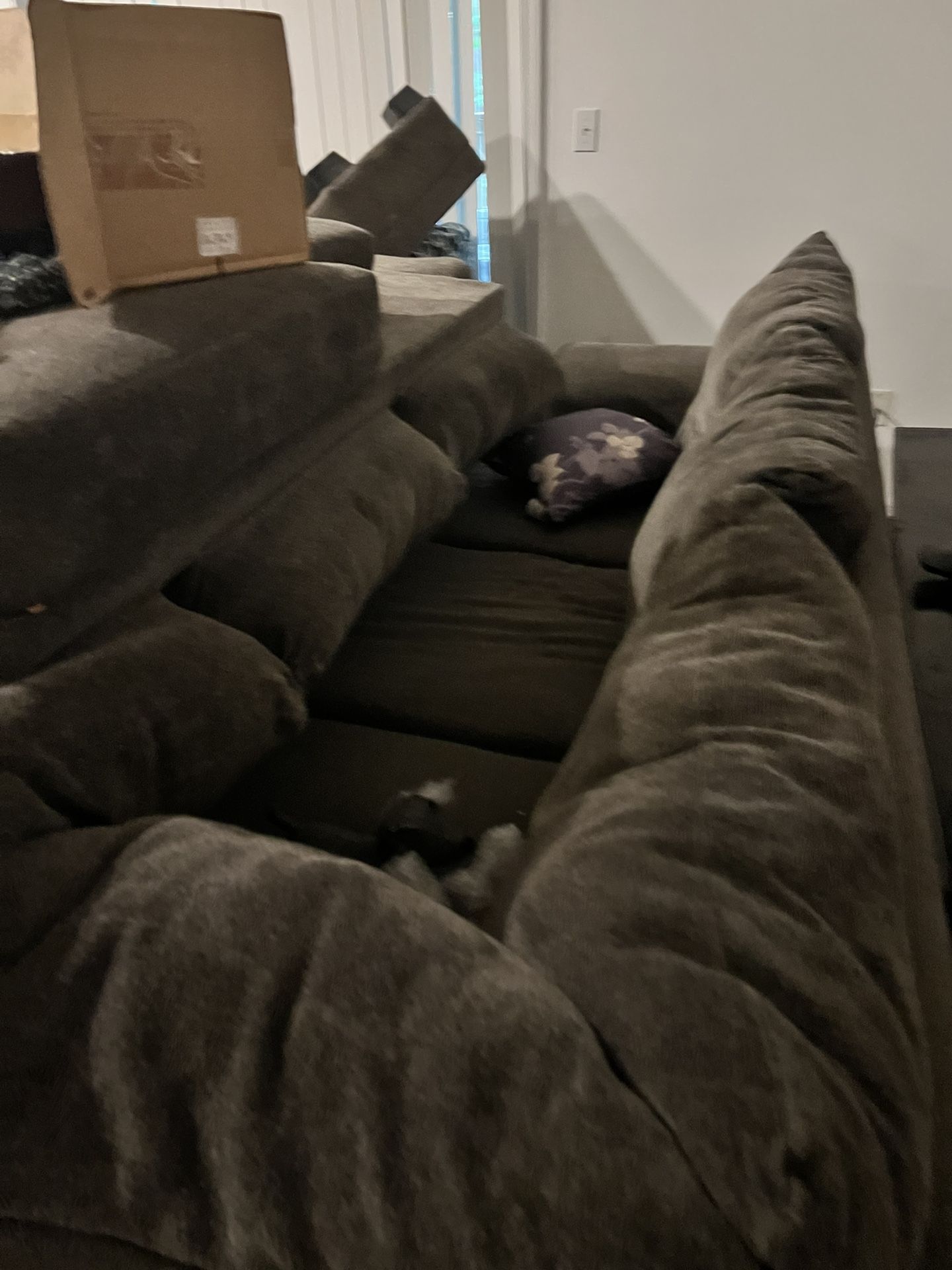 Sectional & Chaise Lounge Also Additional Leather Set FREE