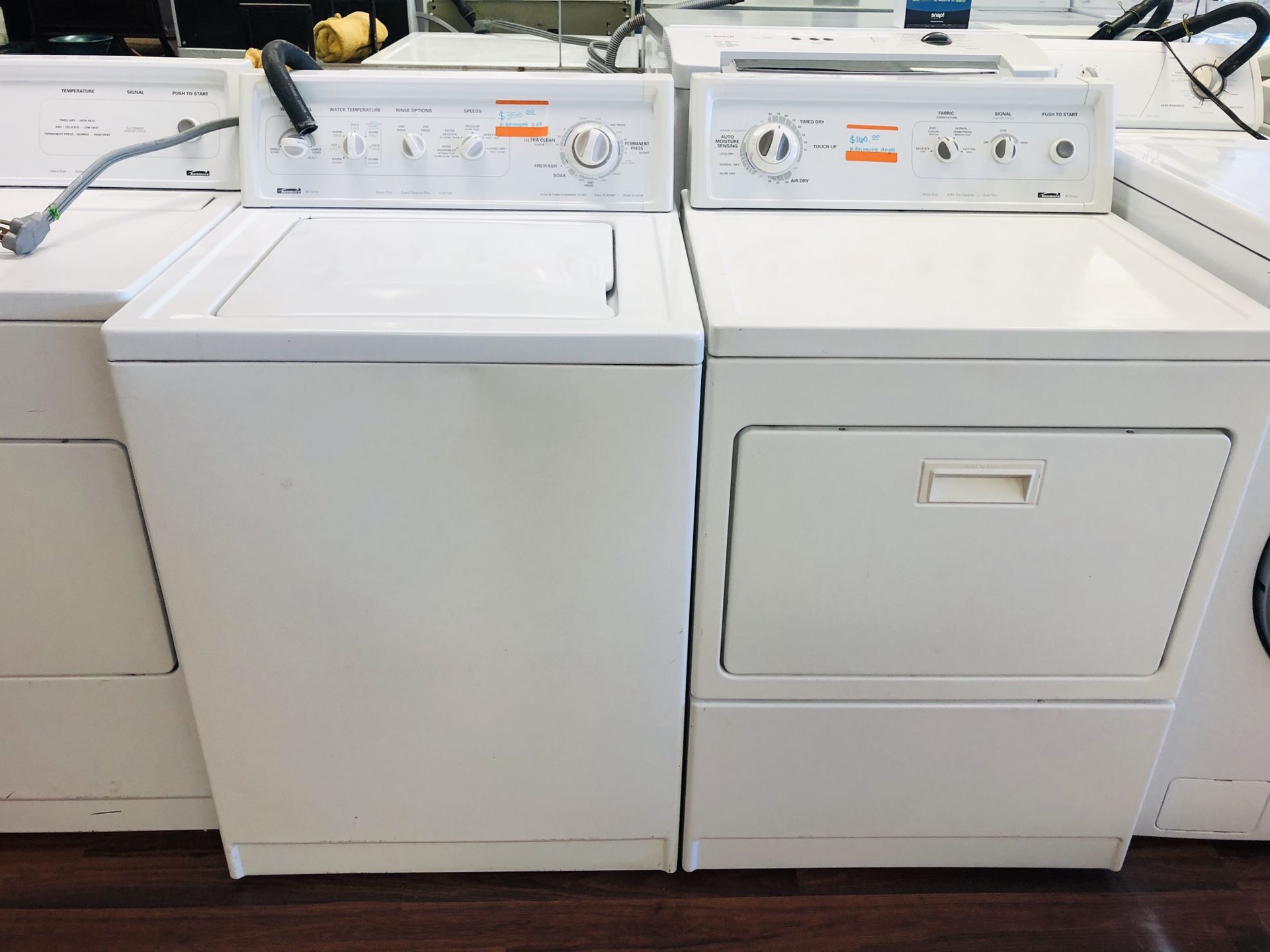 Kenmore washer and dryer electric