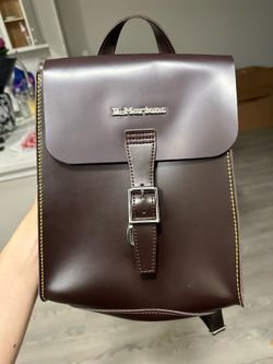 Dr. Martens burgundy backpack