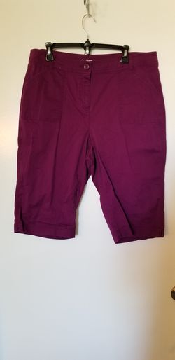 Craft & Barrow Stretch bermuda shorts-Plum purple