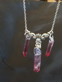 Blood Quartz Necklace 