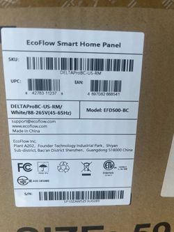 EcoFlow Smart Home Panel