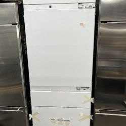 Monogram Panel Ready 36” Wide Built In Bottom Freezer Refrigerator 