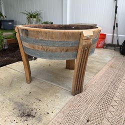 Whisky Barrel planter