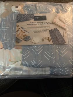 8 pc Nursery Crib Set