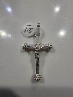 Silver Cross Pendant 