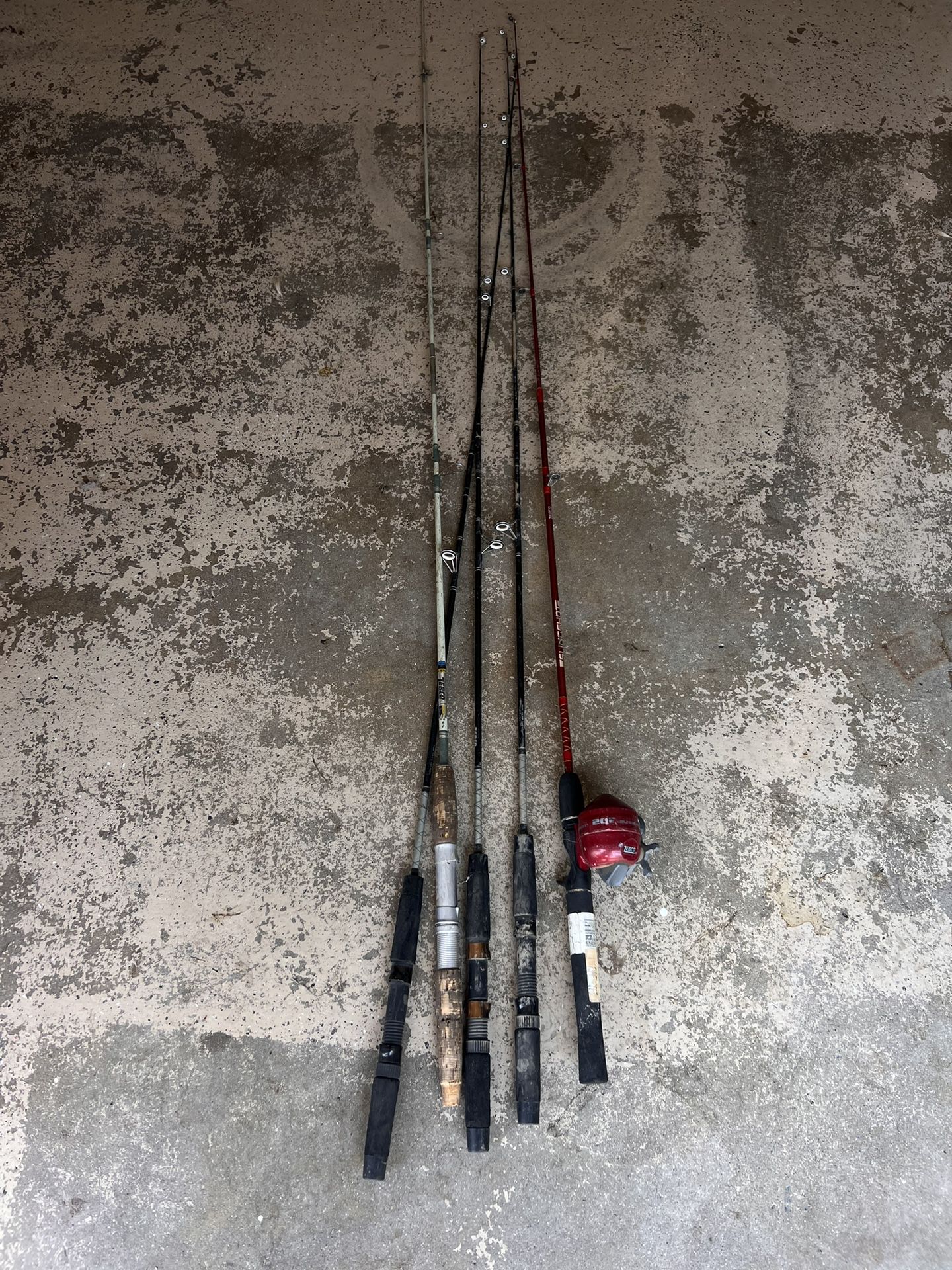 Fishing Poles ONLY! fish Poles BUNDLE Fishing Equipment Outdoors Fishing Poles MAKE AN OFFER!