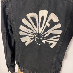 Custom Den Jacket W Afro Graphic 