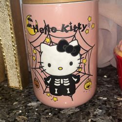 Hello Kitty Skelton Jar