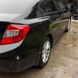 Black Honda Civic Lx 