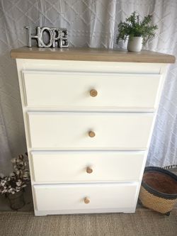 FABULOUS Tall Bohemian Rustic BOHO Solid Wood Dresser