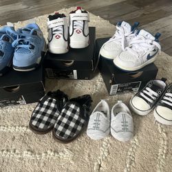 Baby Jordan Shoe Bundle, New Robes and Outfits  - $200 OBO  (Over $400 Retail!)