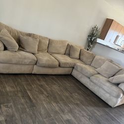 Beige Sectional 