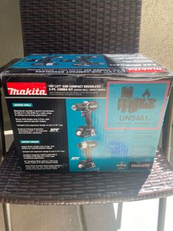 Mkita 2pc impact drill combo set
