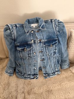 Frame blue denim jacket cotton medium