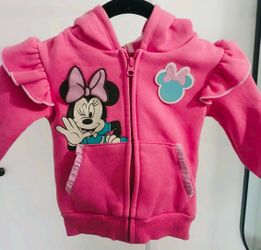 Disney Junior Minnie Mouse Pink Sweater Size 2T