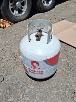 Two full 15 lbs propane tanks