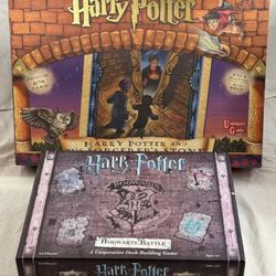 HARRY POTTER Board Game & Cooperative Deck Building Game