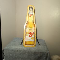 Metal Sign Sol Bottle 