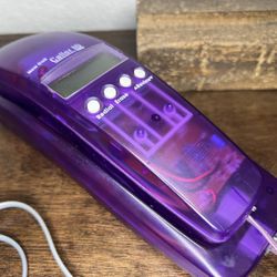 Vintage Clear Purple See Through Phone