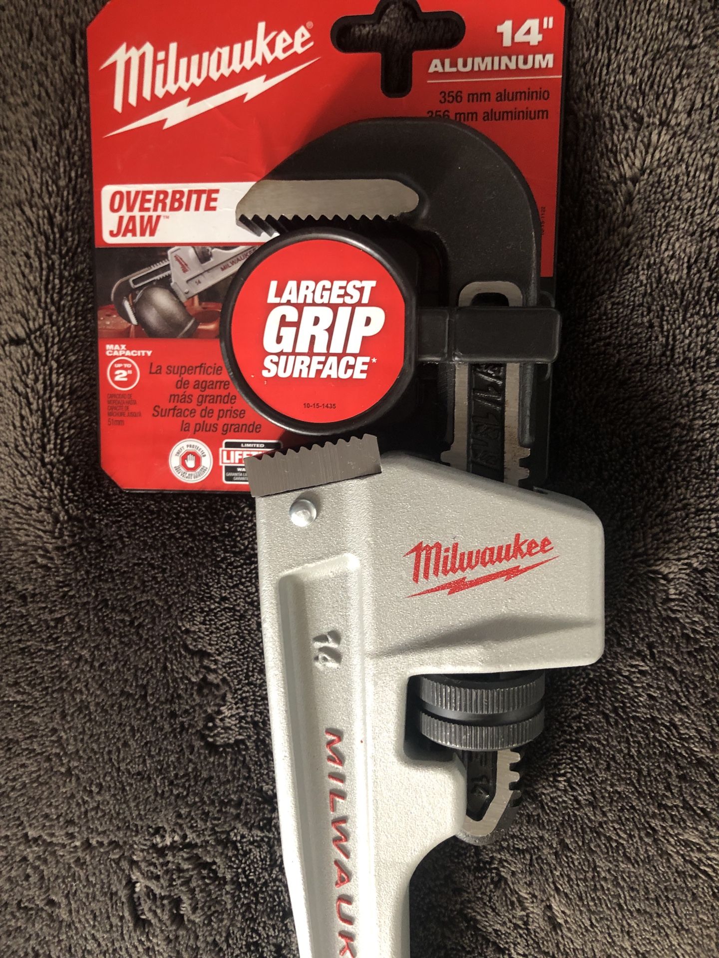 14 in. Aluminum Pipe Wrench