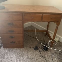 Ethan Allen Solid Wood Desk