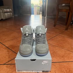 Wolf gray Jordan 5s