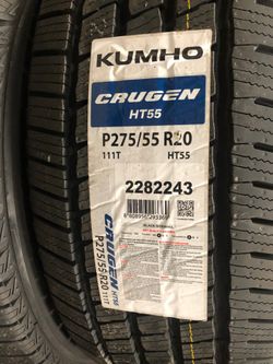 Brand New Tires (1) Kumho HT55 (275/55R20) (Single) ($139)