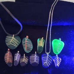 Beautiful Antique Glass Pendants 