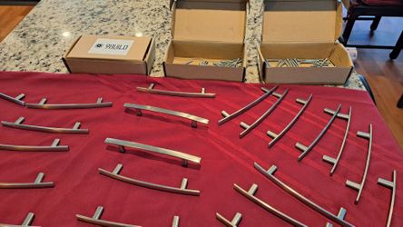 9Build Brushed Nickel Cabinet Pulls Set