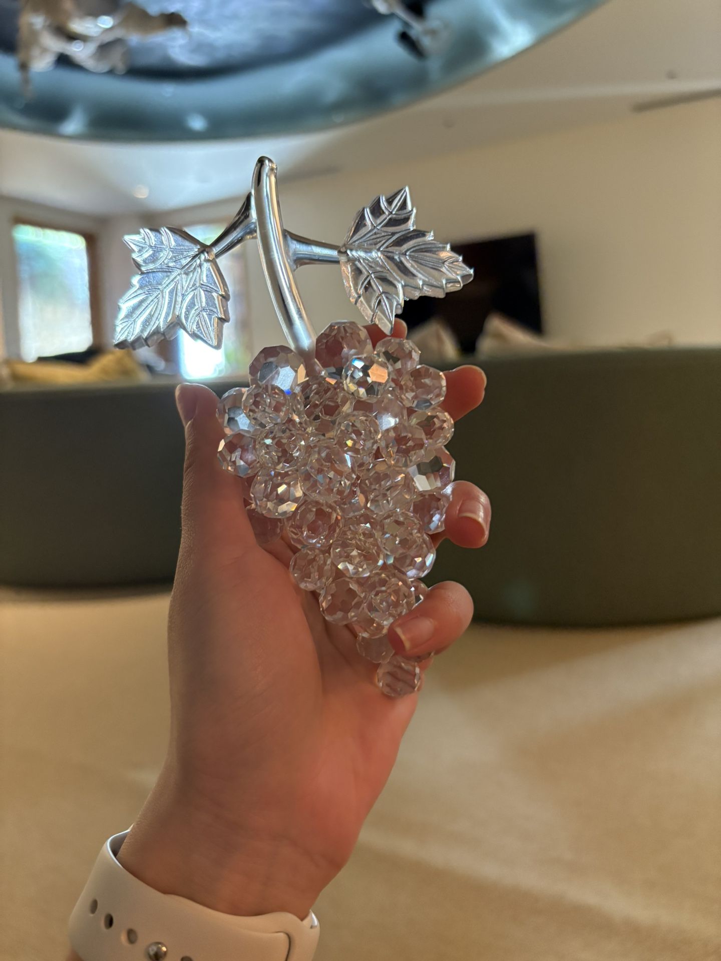 Swarovski Crystal Grapes Figurine – Original Box & Certificate