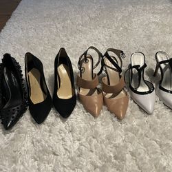 Super Cute Brand Name Heels. Lot Of 4 Pairs Size 6