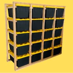 🔥 NEW - Custom 4x4 Shelf – Heavy Duty + Clean Look – Garage or Home Use