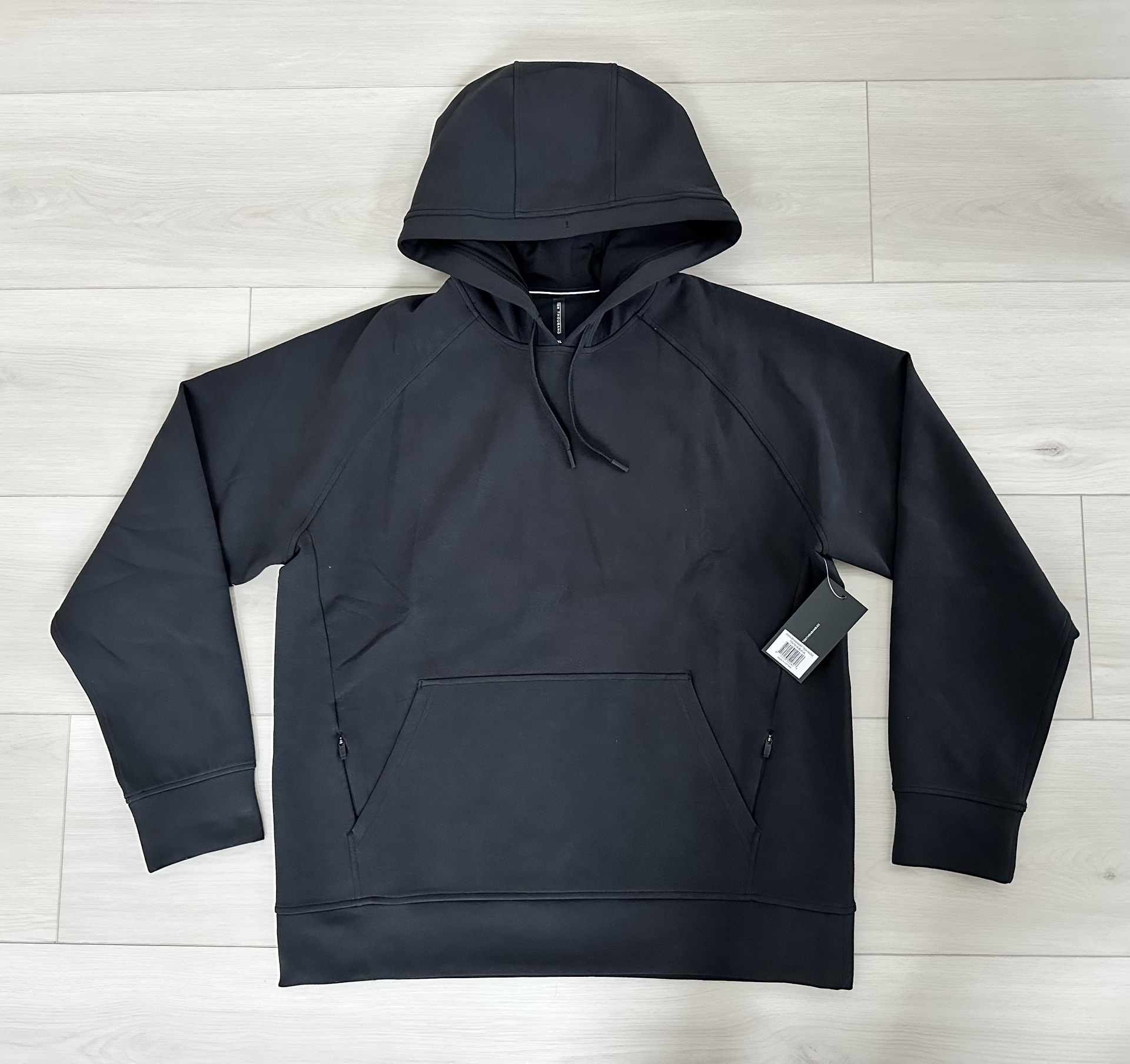 NEW Ten Thousand MIDWEIGHT TECH PERFORMANCE HOODIE 310gsm black size XL